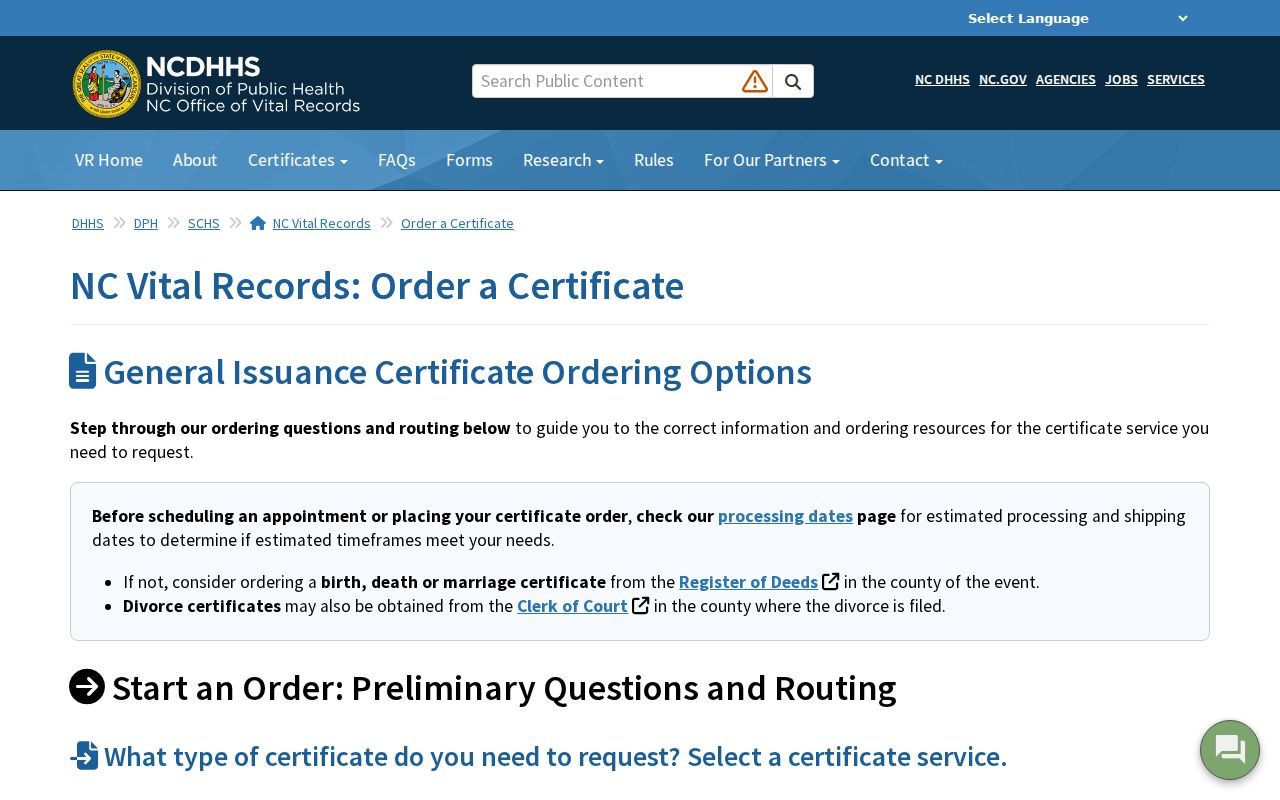Holly Springs people search through North Carolina vital records