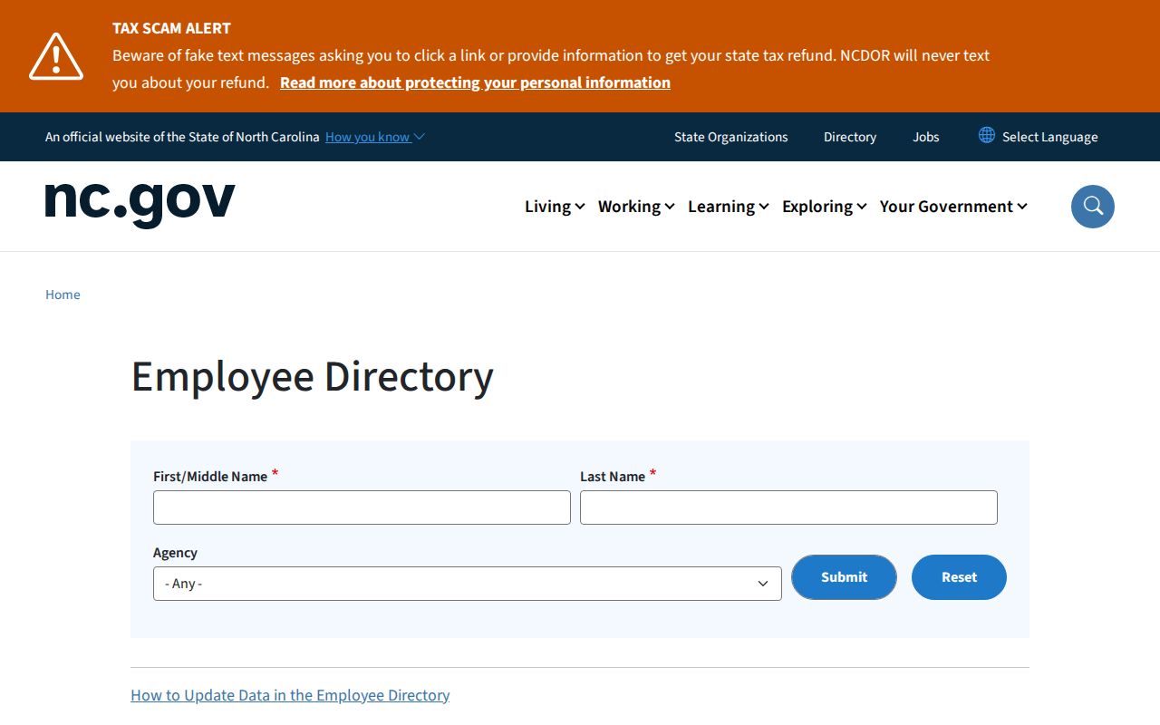 Official state directory contrasted with Holly Springs voter records